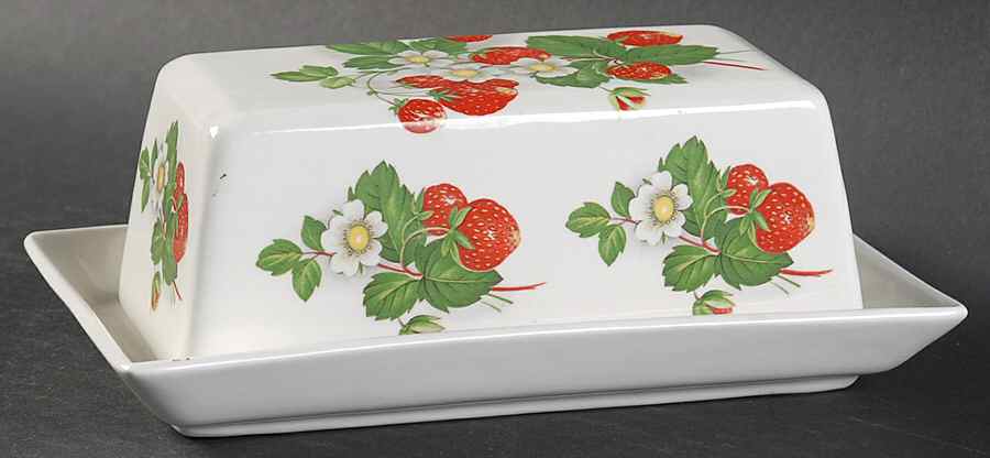 Strawberries 1/4 Lb Covered Butter by Portmeirion-1