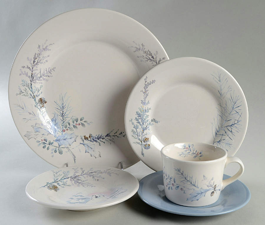 Winter Frost 5 Piece Place Setting by Pfaltzgraff-1