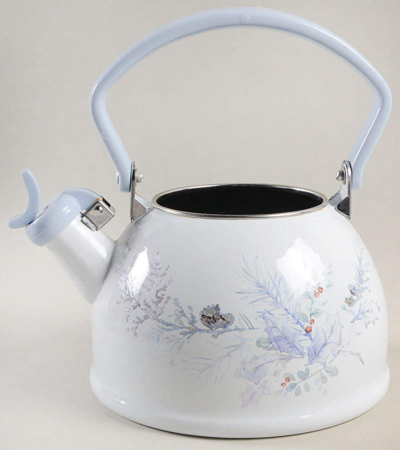 Winter Frost Metal Kettle No Lid by Pfaltzgraff-1