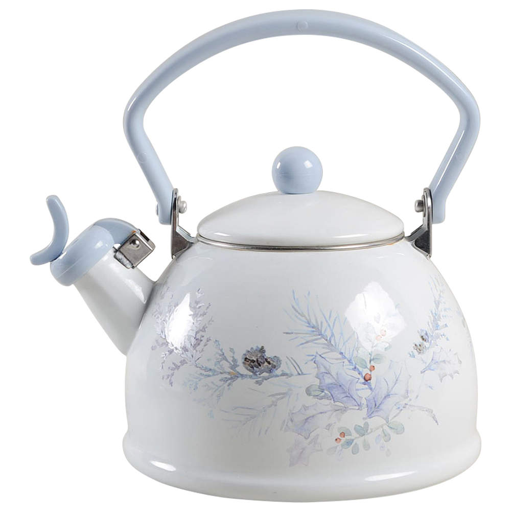 Winter Frost Metal Kettle & Lid by Pfaltzgraff-1