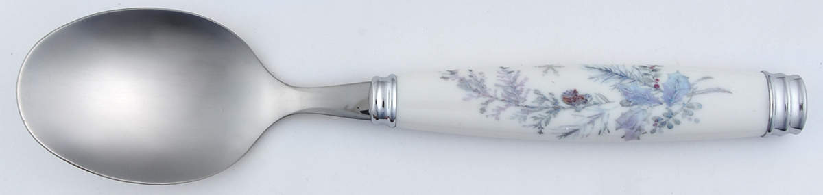 Winter Frost Place/Oval Soup Spoon by Pfaltzgraff-1