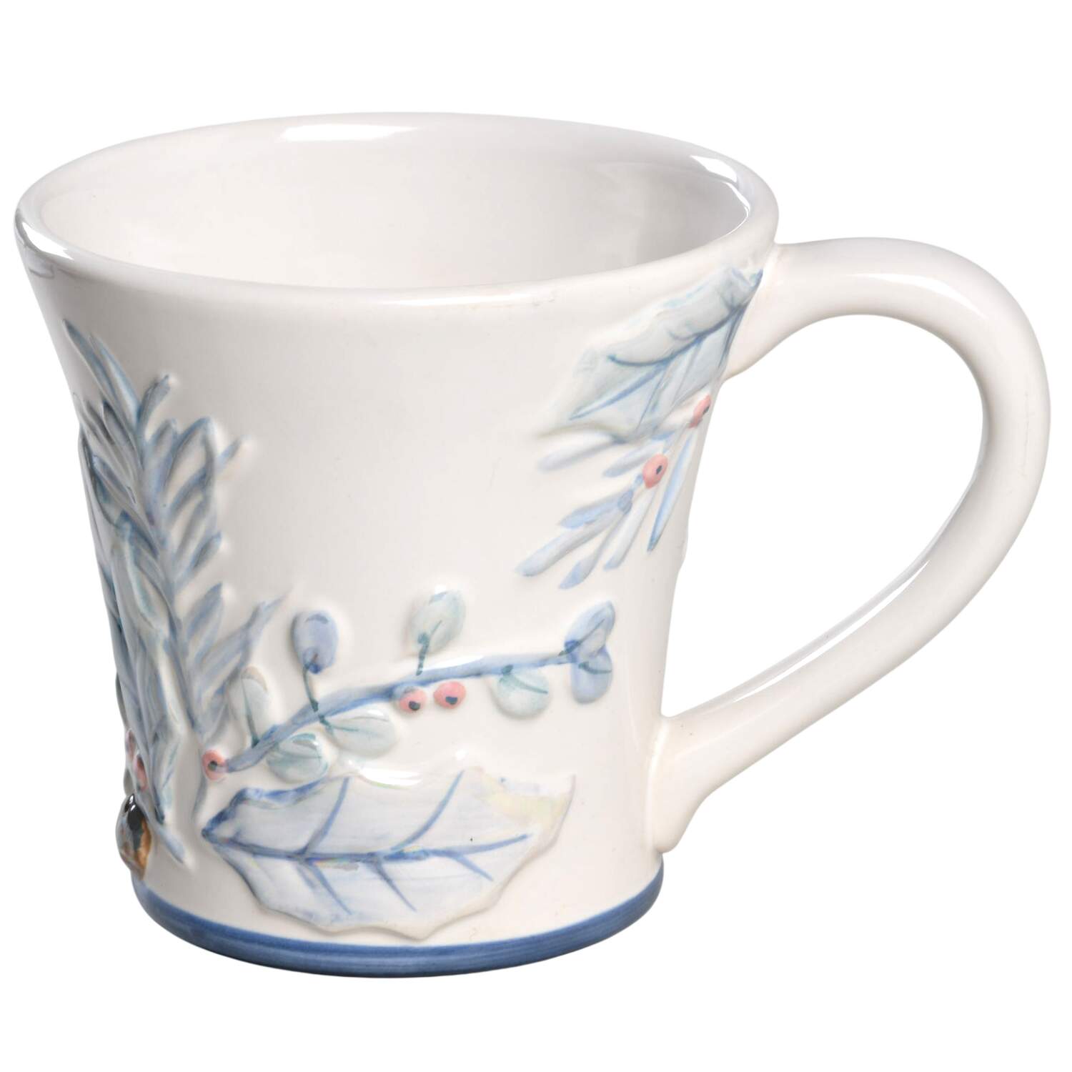 Winter Frost Embossed Mug by Pfaltzgraff-1