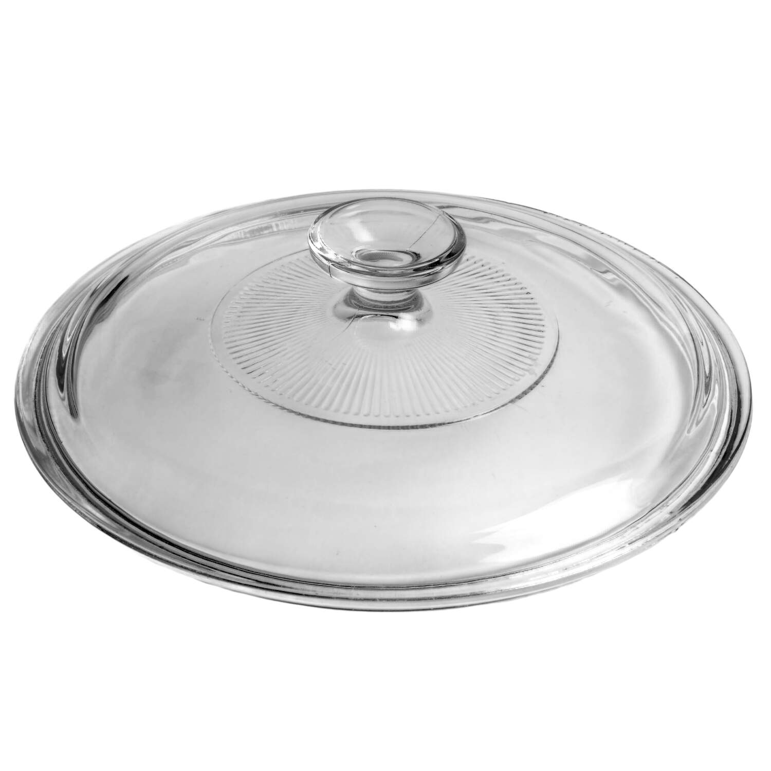 Winter Frost Glass Lid for 3 Qt Round Casserole by Pfaltzgraff-1