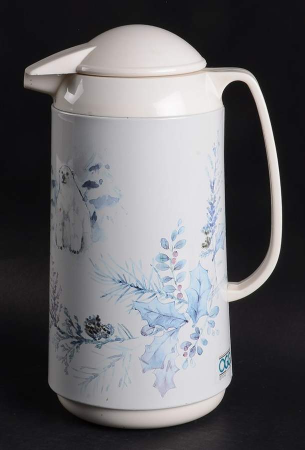 Winter Frost Plastic Thermos/Carafe & Lid by Pfaltzgraff-1