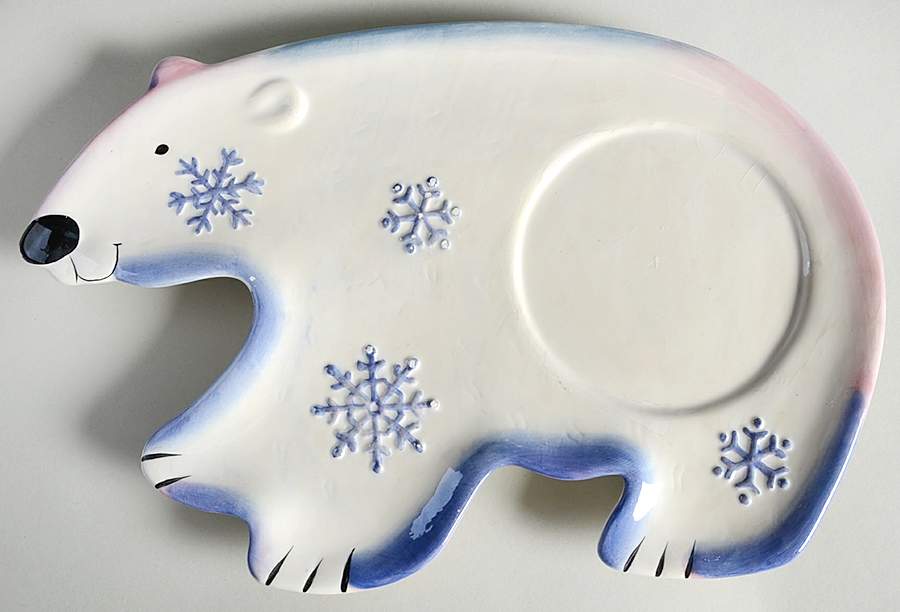Winter Frost Snack Plate by Pfaltzgraff-1