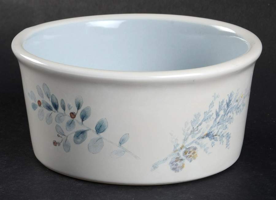Winter Frost Dip Bowl (for Dip and Spreader) by Pfaltzgraff-1