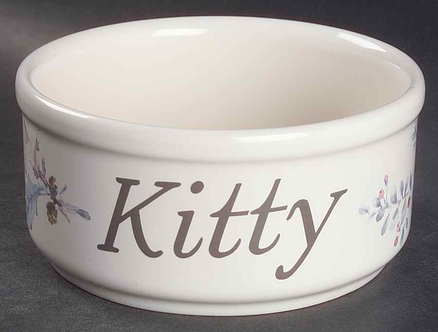 Winter Frost Small Pet Bowl by Pfaltzgraff-1