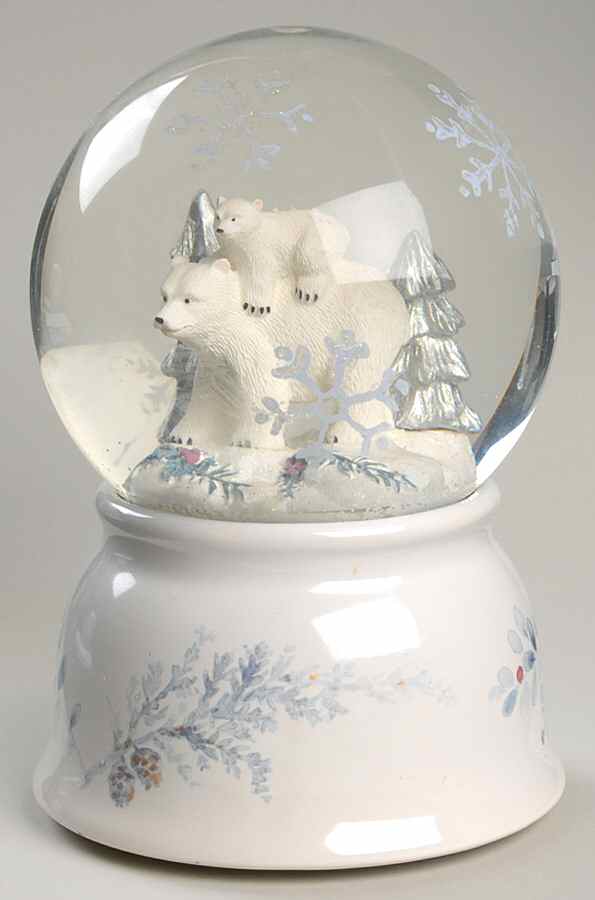 Winter Frost Snow Globe by Pfaltzgraff-1