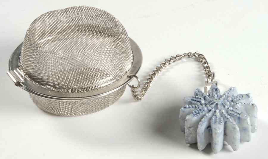 Winter Frost Mug for Embossed Mug & Tea Strainer by Pfaltzgraff-1