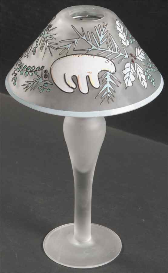 Winter Frost Glass Buffet Lighting by Pfaltzgraff-1