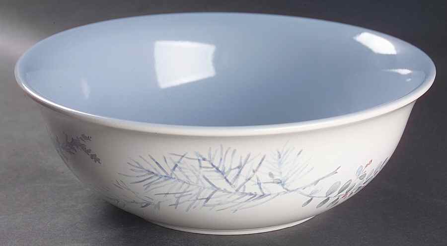 Winter Frost 10" Large Salad Serving Bowl by Pfaltzgraff-1
