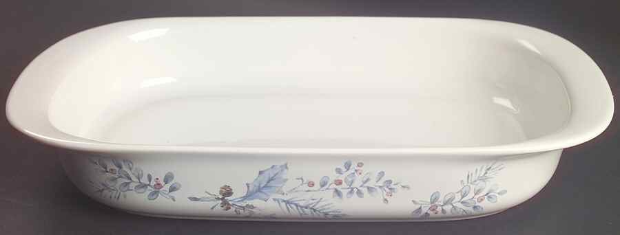 Winter Frost 14" Rectangular Baker by Pfaltzgraff-1