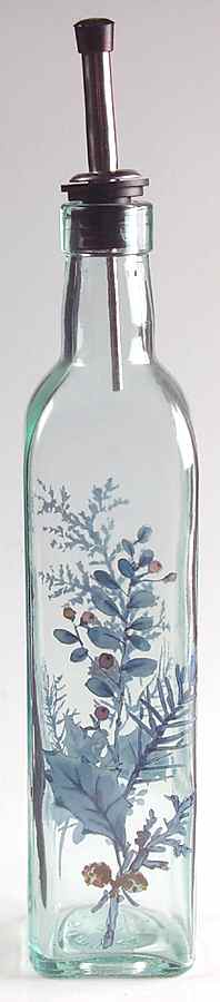 Winter Frost Glass Oil with Drizzle Spout by Pfaltzgraff-1