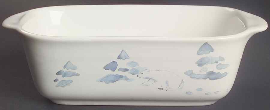 Winter Frost Mini Loaf Pan by Pfaltzgraff-1