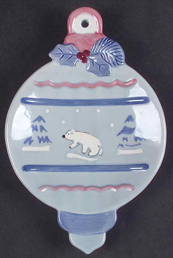 Winter Frost Spoon Rest/Holder (Holds 1 Spoon) by Pfaltzgraff-1
