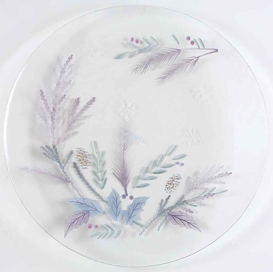 Winter Frost Glassware Salad Plate by Pfaltzgraff-1