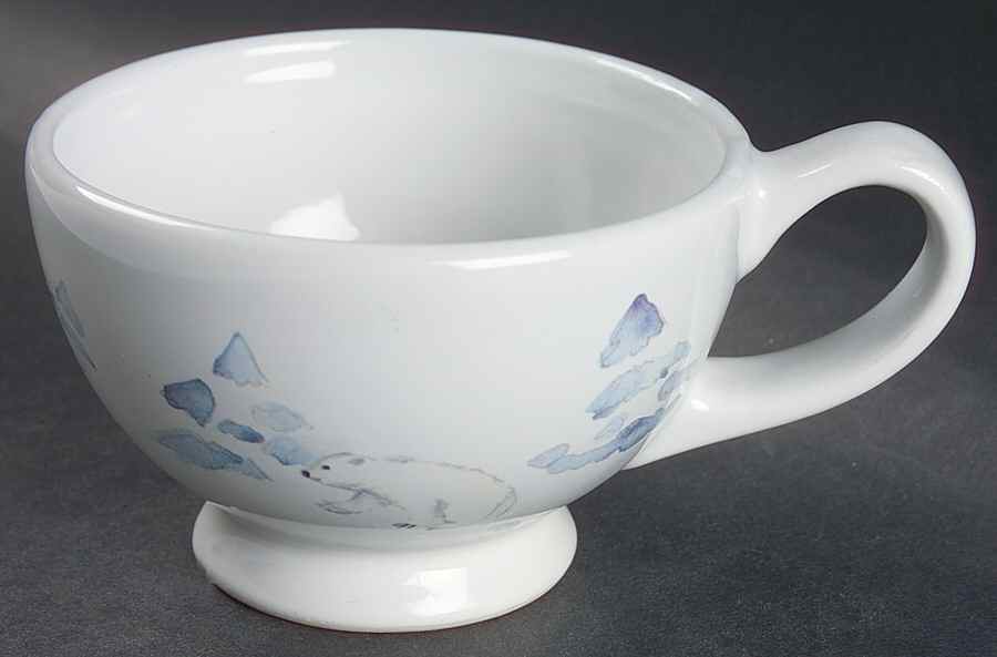 Winter Frost Cup for Individual Teapot & Lid with Cup by Pfaltzgraff-1