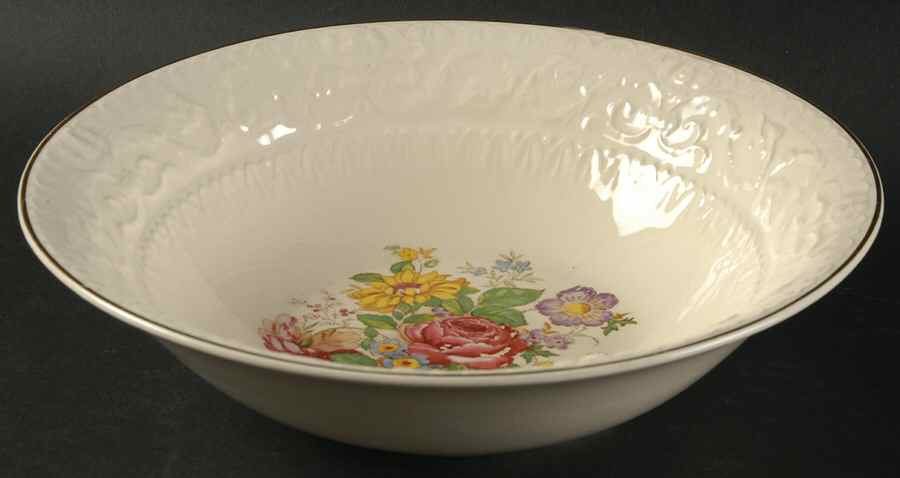 PCP147 8" Round Vegetable Bowl by Paden City-1