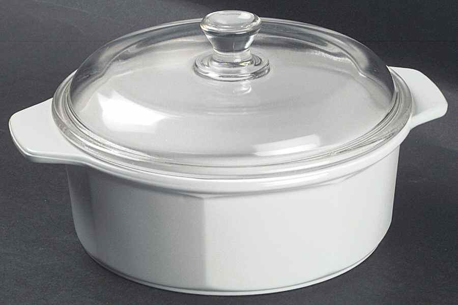 Nouveau 1 Qt Round Covered Casserole by Princess House-1