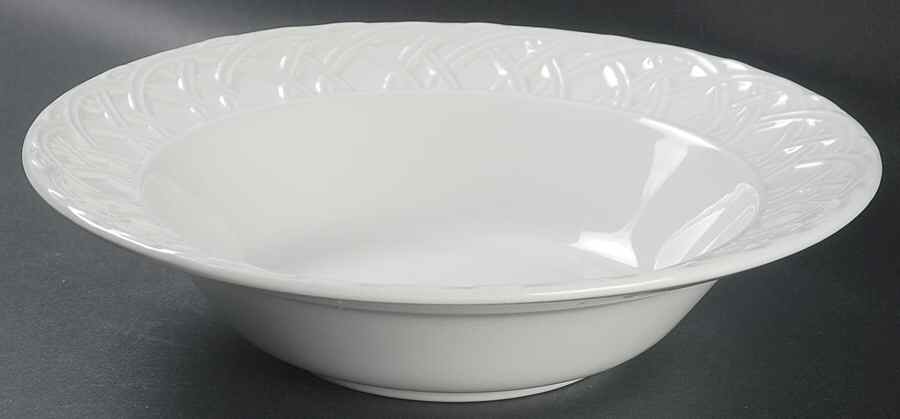 Basket Relief 10" Round Vegetable Bowl by Pier 1-1