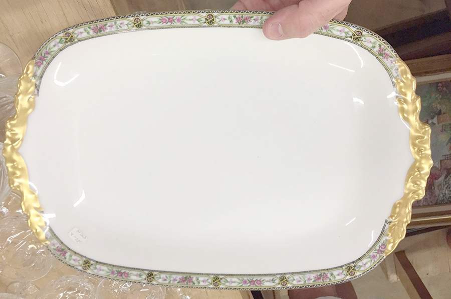 POY290 12" Oval Serving Platter by Jean Pouyat-1