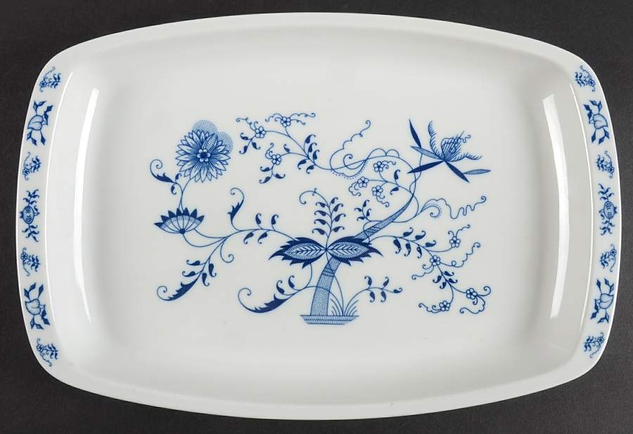Onion 13" Oval Serving Platter by Porsgrund-1