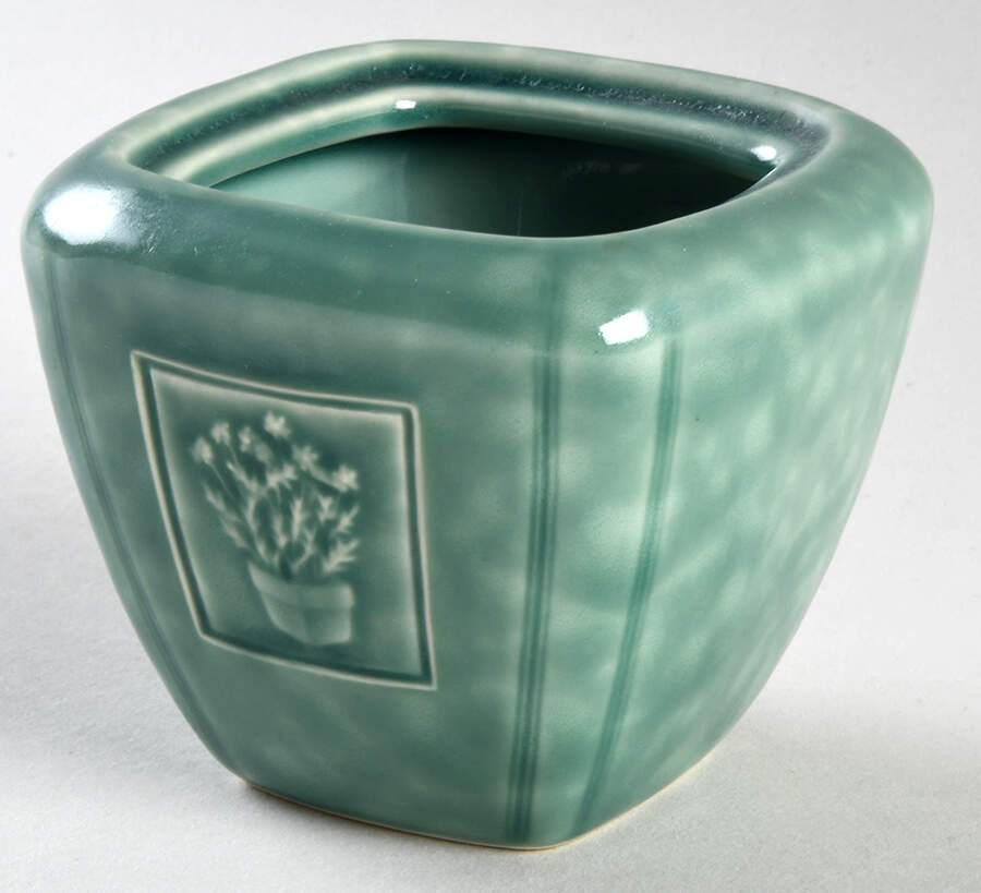 Naturewood Serenity Green Sugar Bowl No Lid by Pfaltzgraff-1