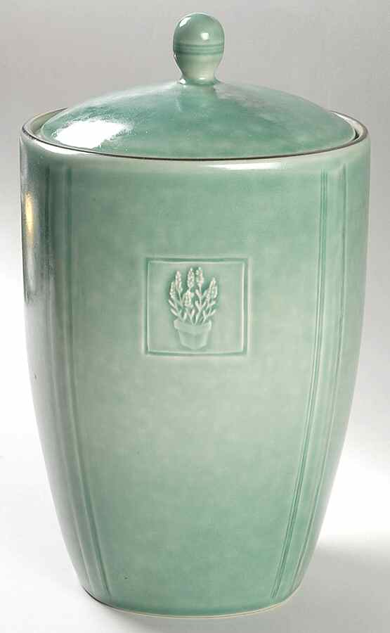 Naturewood Serenity Green Large Canister & Lid by Pfaltzgraff-1
