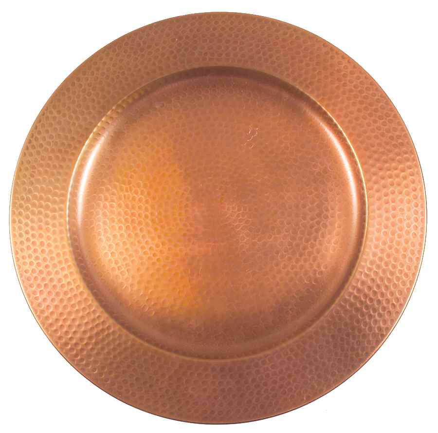 Naturewood Serenity Green Metal Service Plate (Charger) by Pfaltzgraff-1