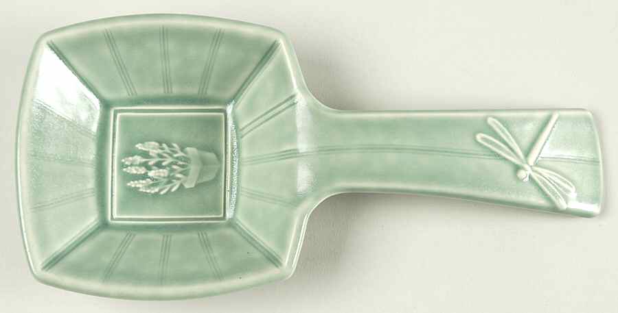 Naturewood Serenity Green Spoon Rest/Holder (Holds 1 Spoon) by Pfaltzgraff-1