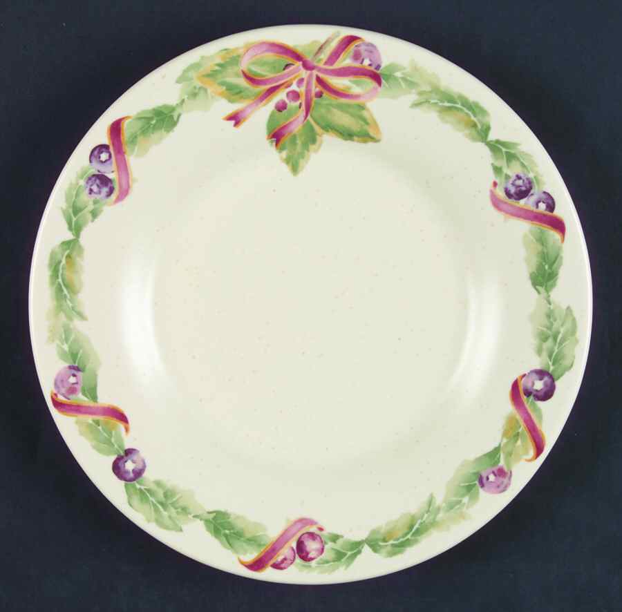 Jamberry Holiday 9" Round Buffet Plate by Pfaltzgraff-1