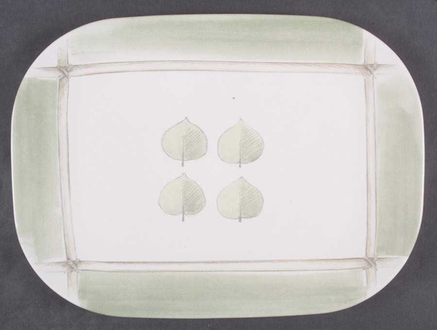 Aspen 14" Rectangular Serving Platter by Pfaltzgraff-1