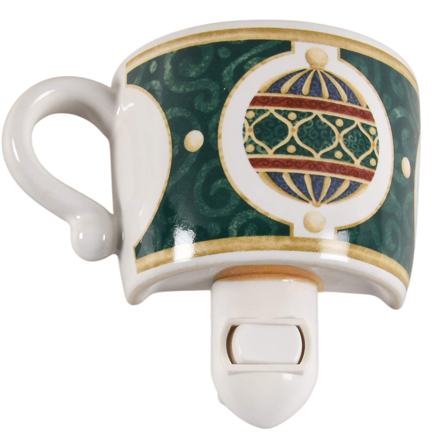 Royal Holiday 1 5/8" + cup (H) Night Light/Cup HC by Pfaltzgraff-1