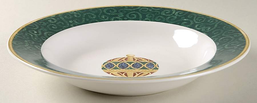 Royal Holiday Large Rim Soup Bowl by Pfaltzgraff-1