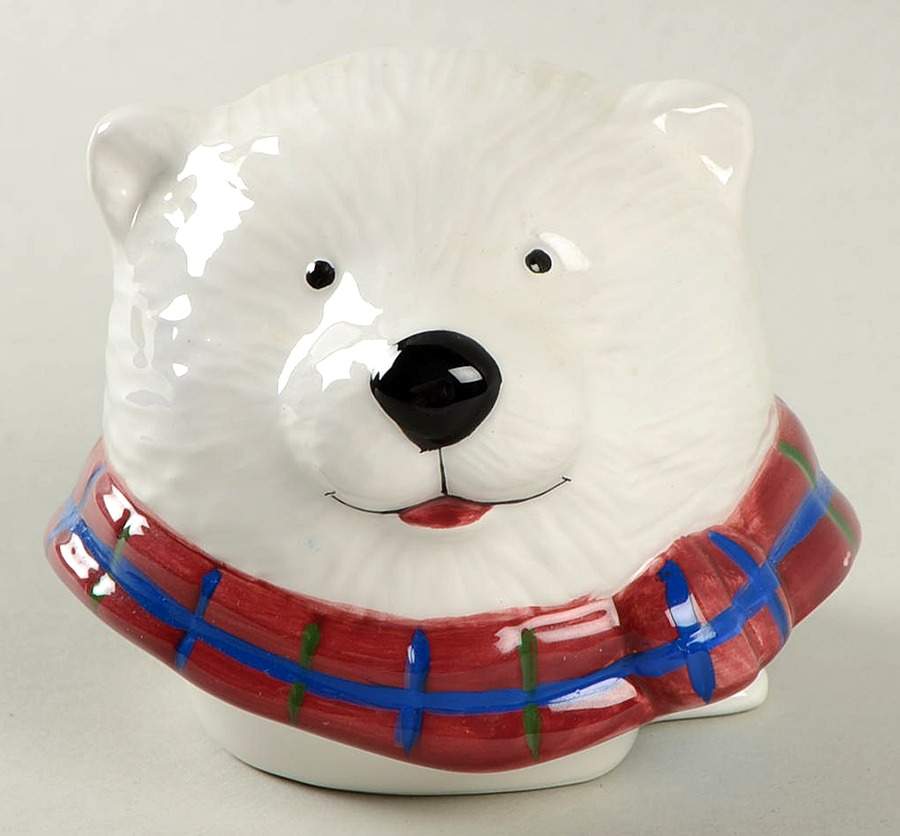 Snow Bear Cup for Individual Teapot & Lid with Cup by Pfaltzgraff-1