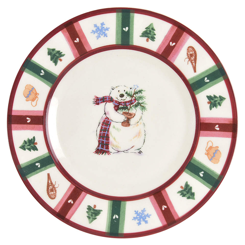Snow Bear Salad Plate by Pfaltzgraff-1
