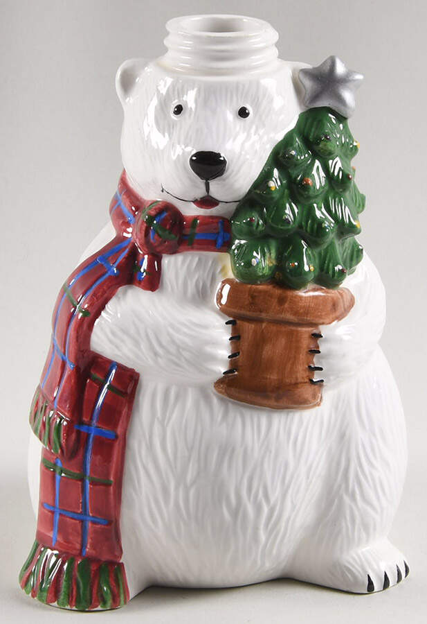 Snow Bear Figural Lotion Dispenser No Pump by Pfaltzgraff-1