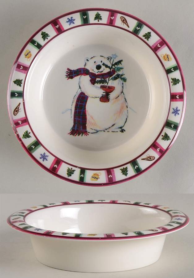 Snow Bear Melmac/Melamine Child's Bowl by Pfaltzgraff-1