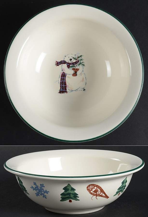 Snow Bear Super Soup/Cereal Bowl by Pfaltzgraff-1