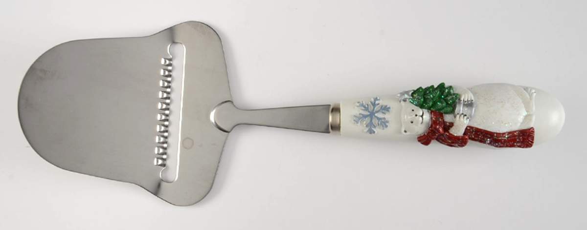 Snow Bear Cheese Plane with Stainless Plane by Pfaltzgraff-1