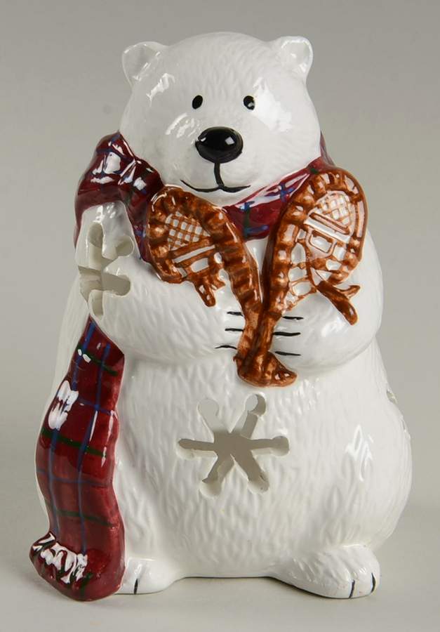 Snow Bear Figural Votive Candleholder by Pfaltzgraff-1