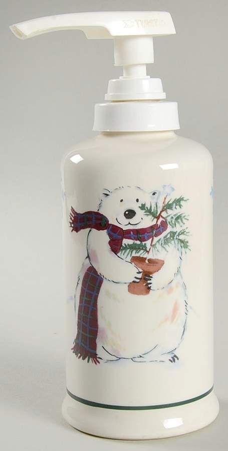 Snow Bear Lotion Dispenser by Pfaltzgraff-1