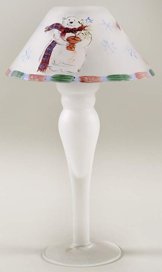 Snow Bear Glass Buffet Lighting by Pfaltzgraff-1