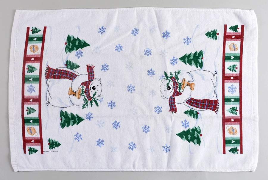 Snow Bear Cloth Dish Towel by Pfaltzgraff-1