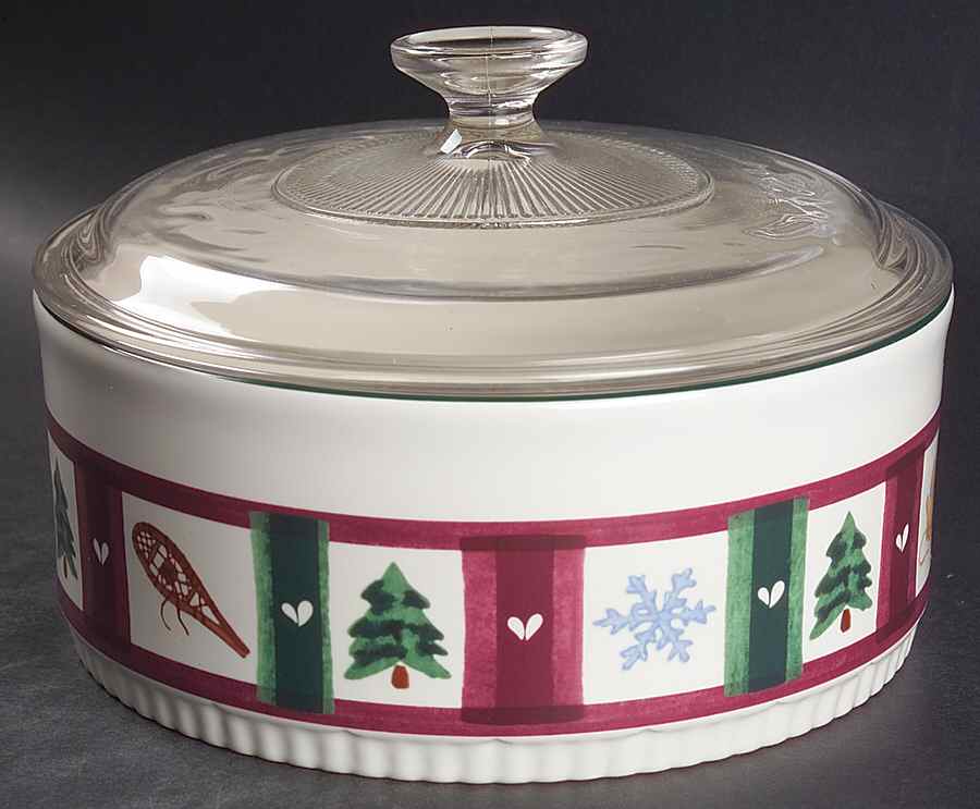 Snow Bear 2.5 Quart Round Covered Baker by Pfaltzgraff-1