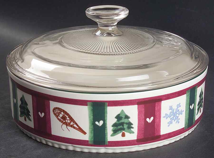 Snow Bear 1.5 Quart Round Covered Baker by Pfaltzgraff-1