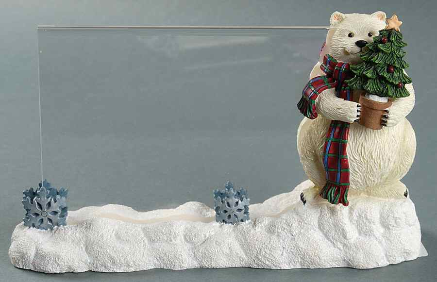 Snow Bear (2 Piece ) Frame Holds 4" X 6" by Pfaltzgraff-1