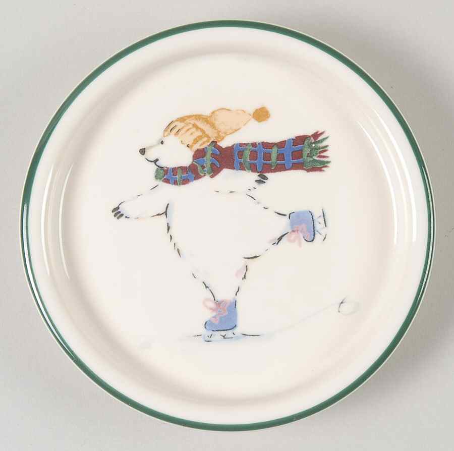 Snow Bear Individual Deco Stone Coaster by Pfaltzgraff-1