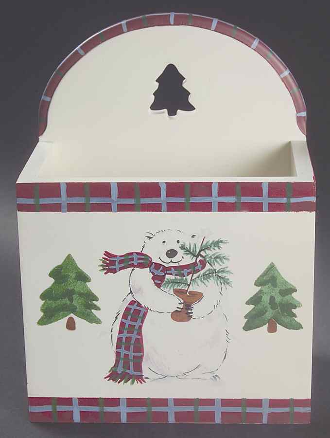 Snow Bear Greeting Card Holder by Pfaltzgraff-1