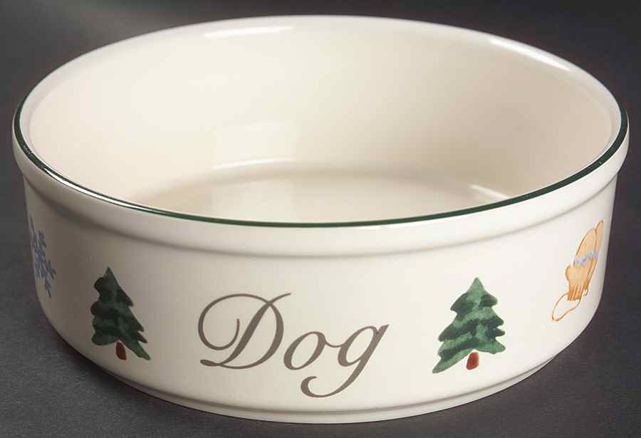 Snow Bear Medium Pet Bowl by Pfaltzgraff-1